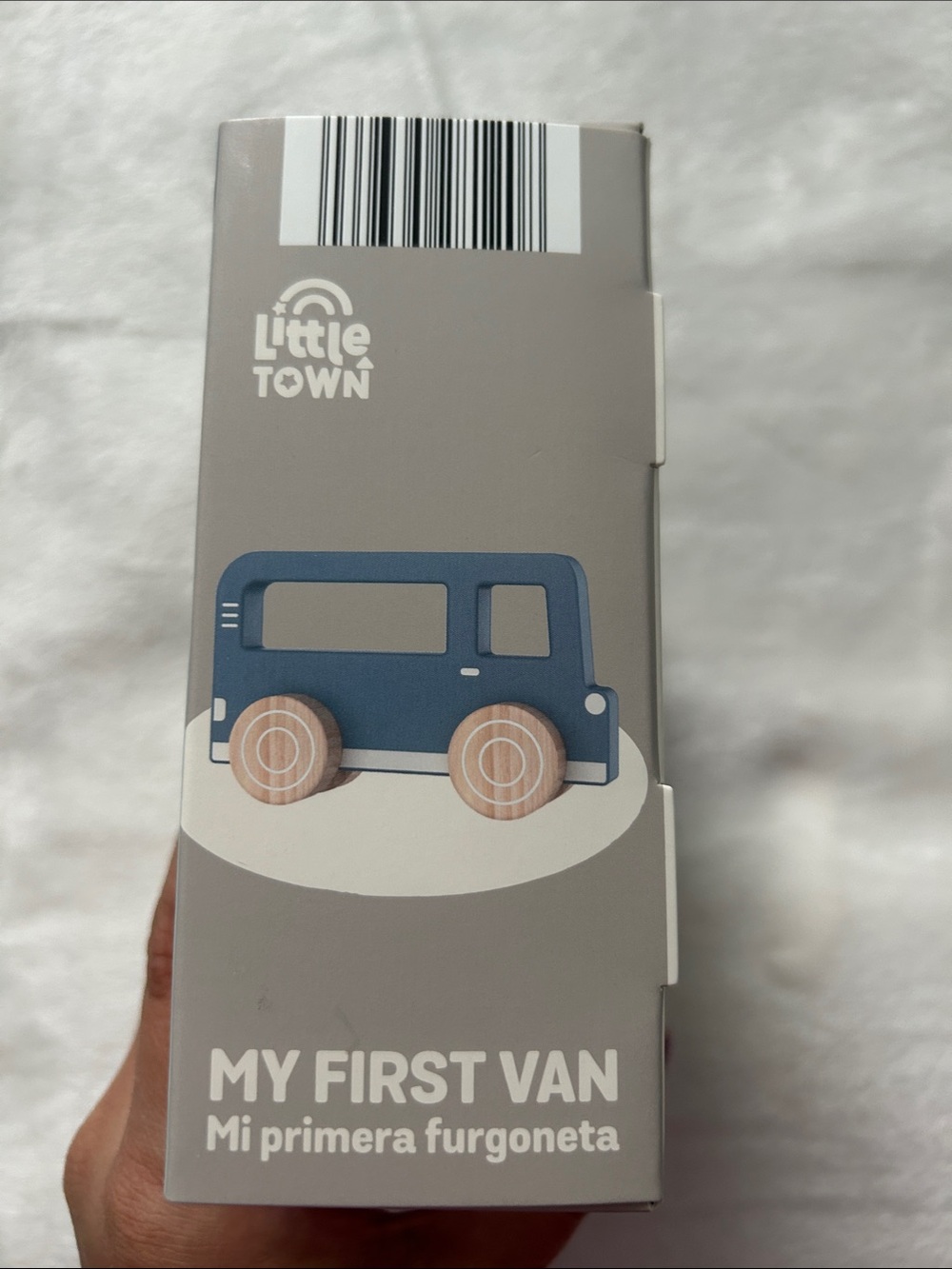 Blue Wooden Toy Van for Kids - Picture 3 of 6